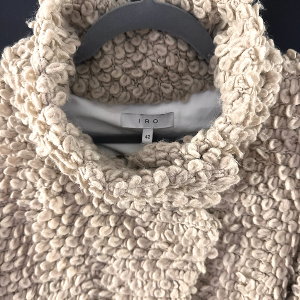 SALE IRO loop knit jacket | fits more like US med 8-10 - Picture 5 of 11